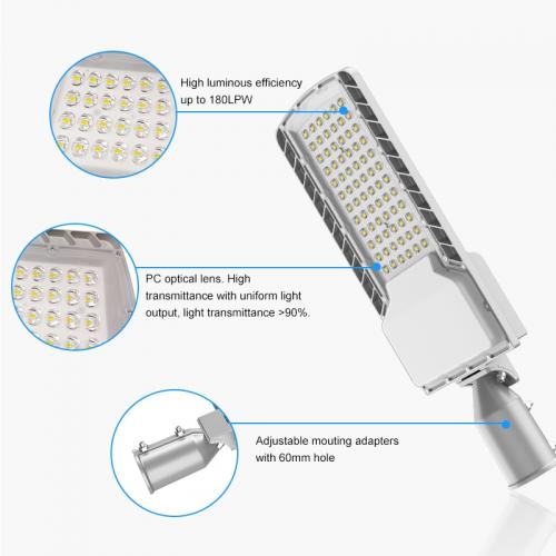 IP67 50W 150lm Waterproof LED Street Light