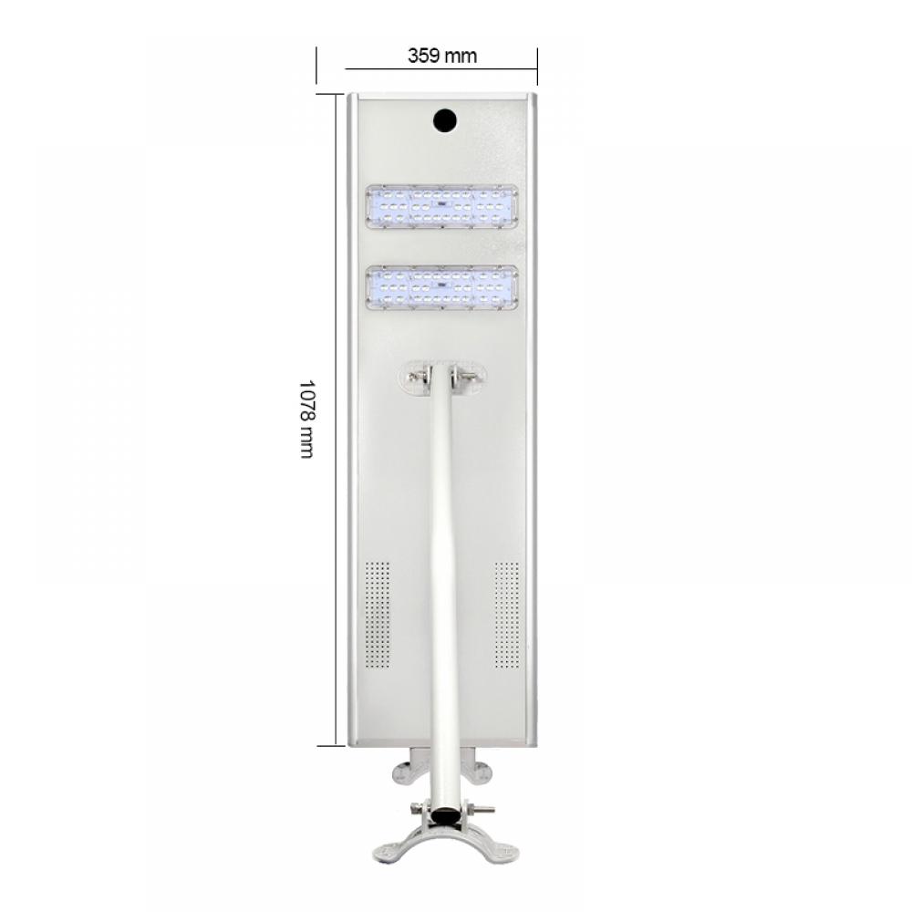 Effiziente Solar-LED-Straßenleuchte 60 W mit langer Lebensdauer