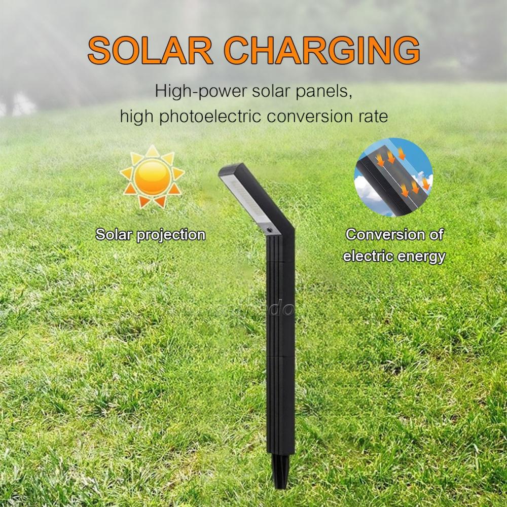 ไฟสวนพลังงานแสงอาทิตย์กลางแจ้ง กันน้ำ IP65