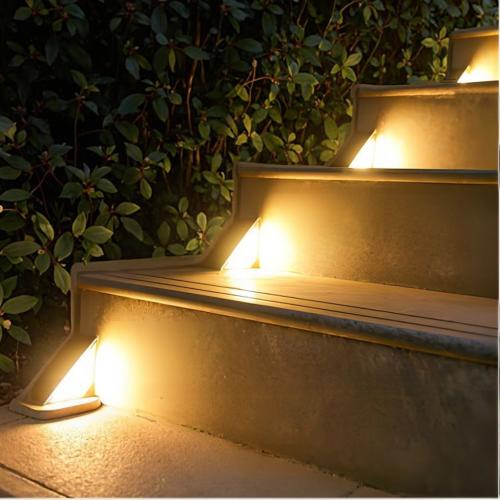 Solar Powered Outdoor LED Step Lights IP65 Waterproof