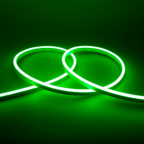 IP65 Mono Green 5m 12V Neon Flex LED Rope Light 2835 SMD 6mm*12mm PCB