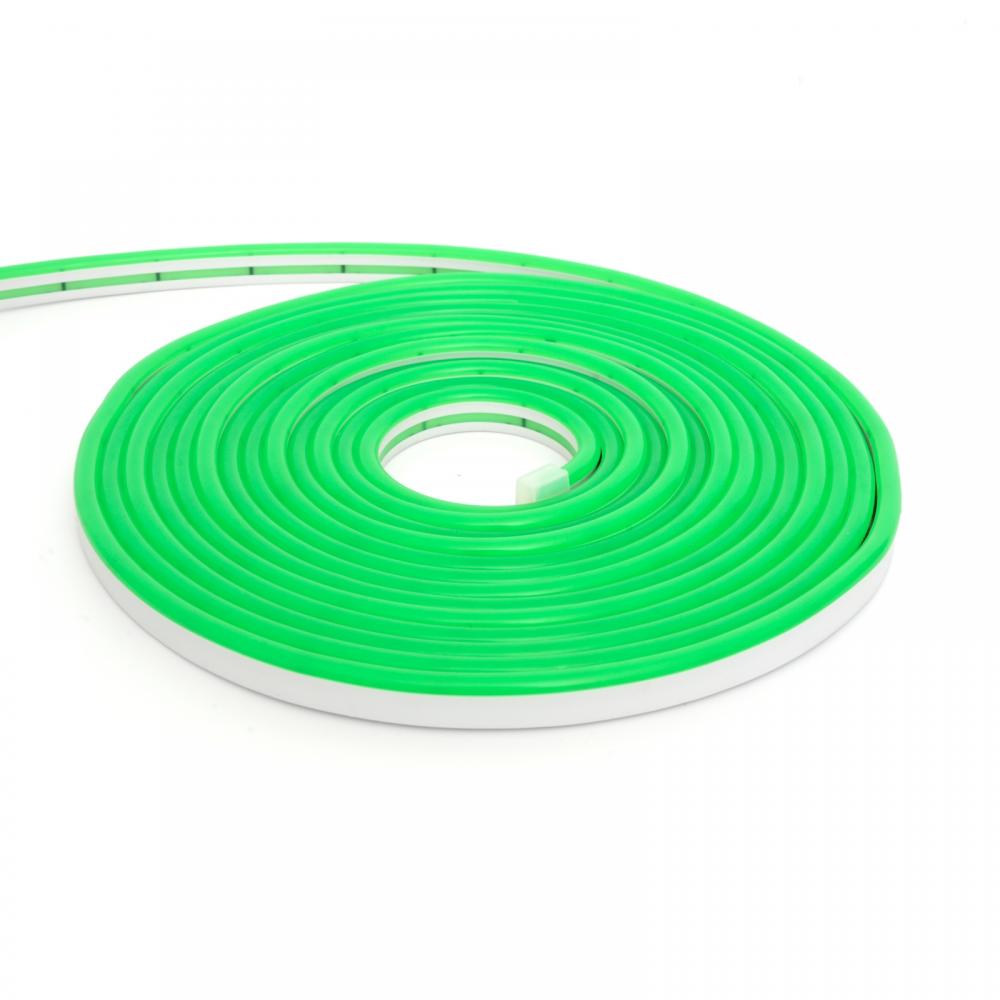 IP65 Mono Green 5m 12V Neon Flex LED Rope Light 2835 SMD 6mm*12mm PCB