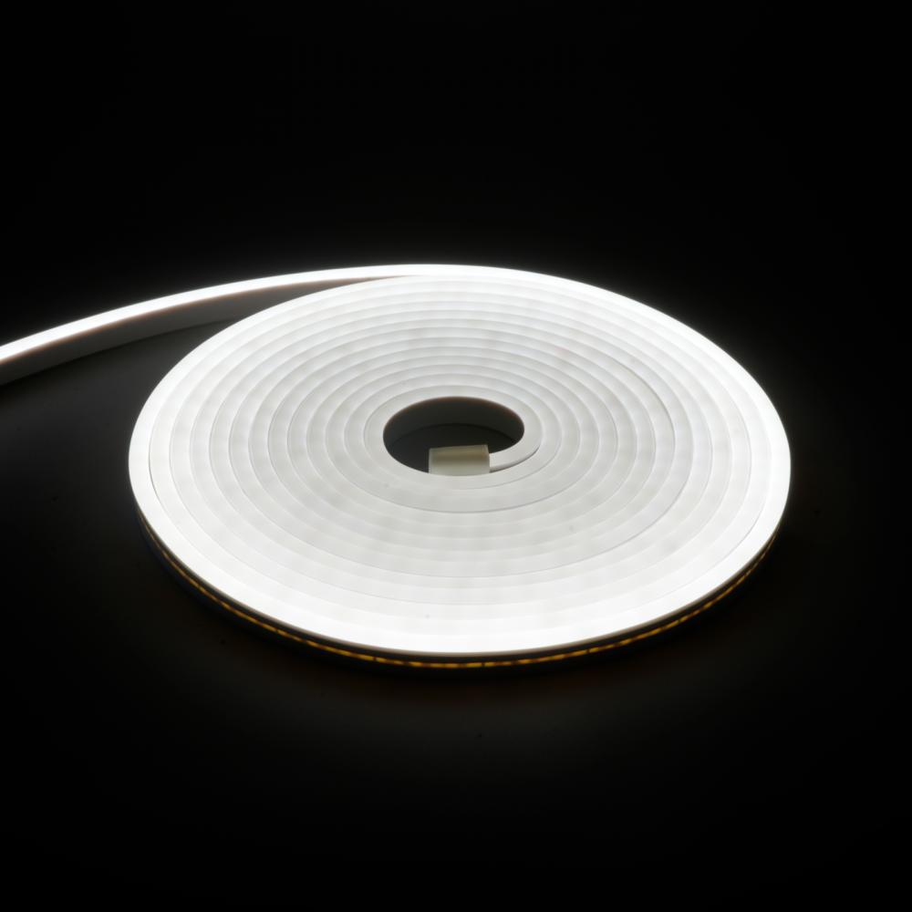 IP65 Natural White 4000K 5m 12V Neon Flex LED Rope Light 2835 SMD 6mm*12mm PCB