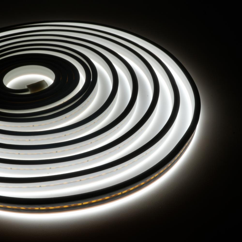 IP65 Natural White 4000K 5m 12V Neon Flex LED Rope Light 2835 SMD 6mm*12mm PCB