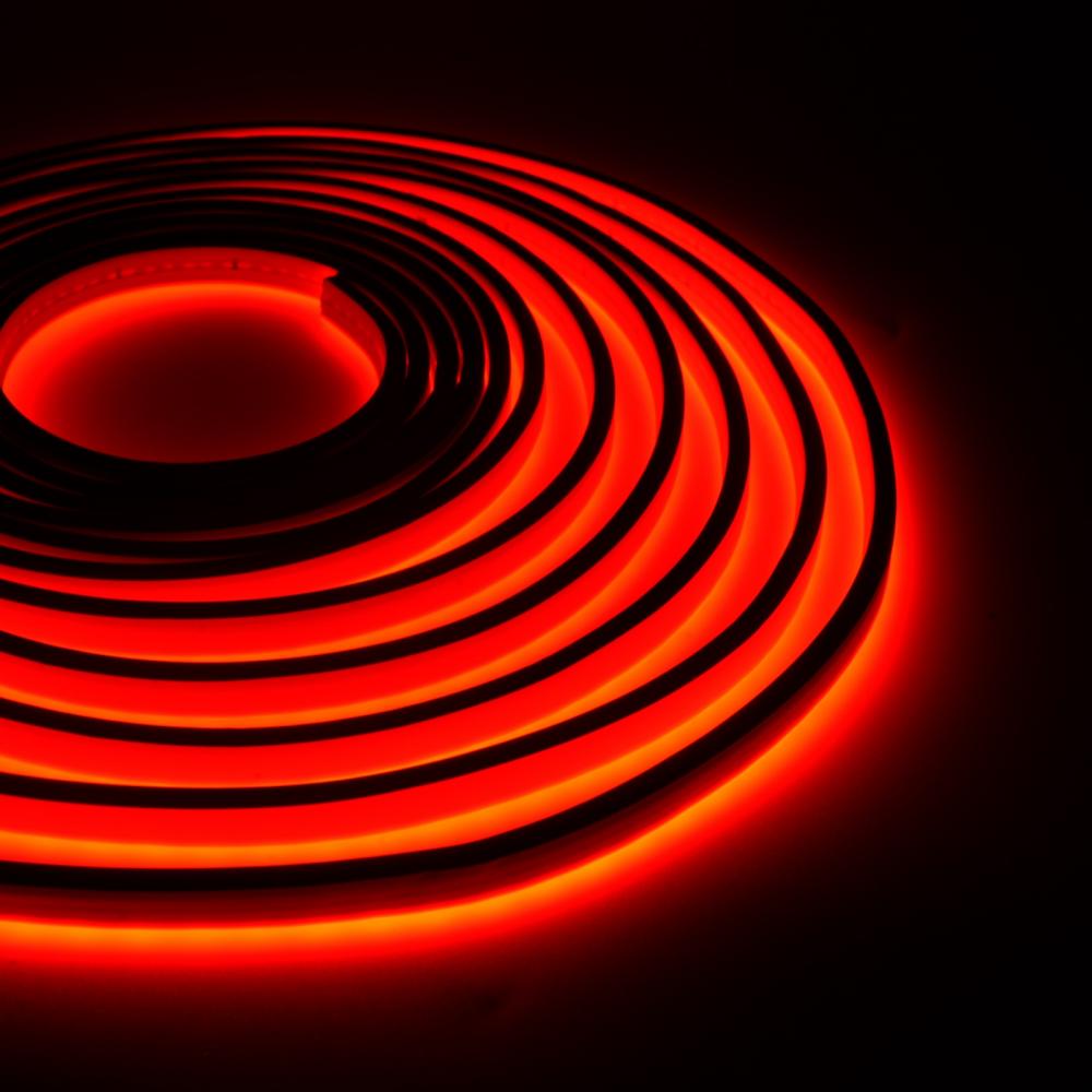 5m IP65 6x12mm Mono Red LED Flexible Neon Light
