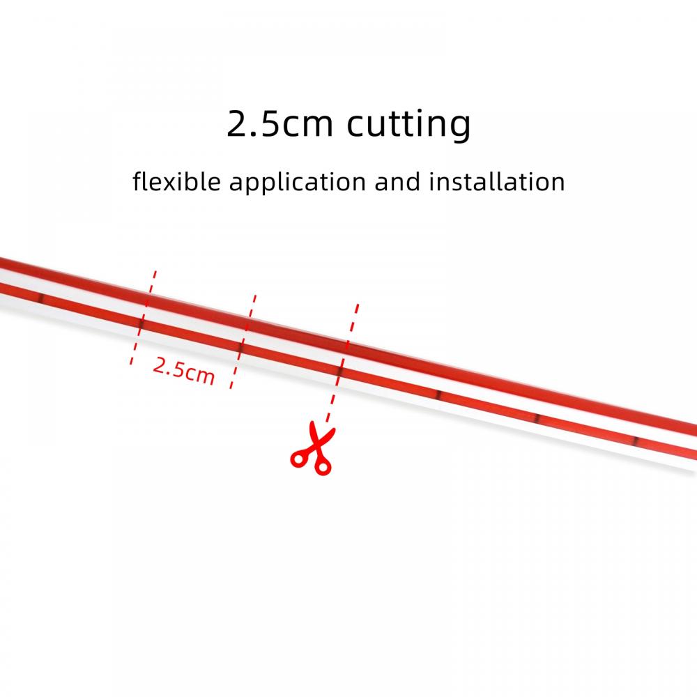 5m IP65 6x12mm Mono Red LED Flexible Neon Light