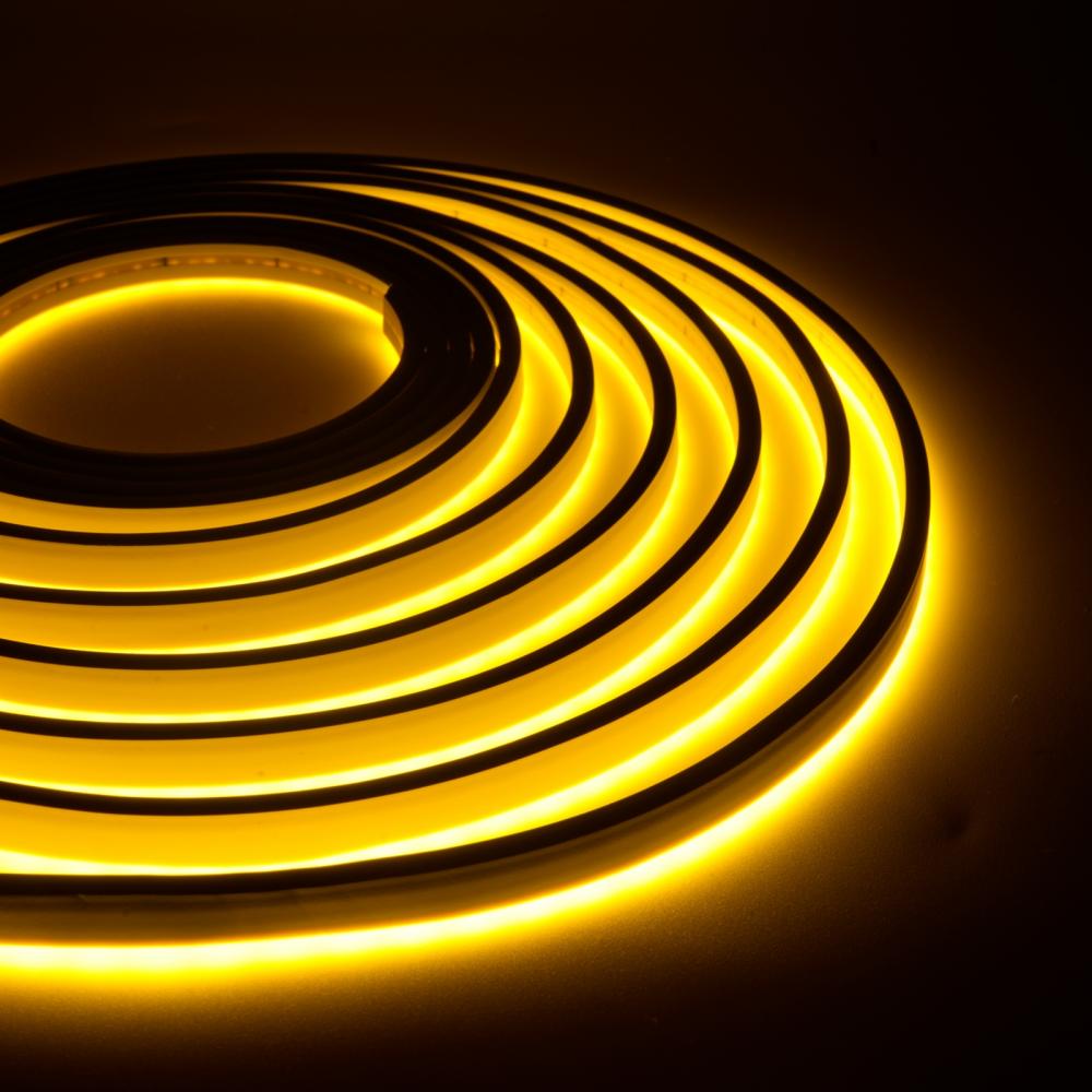 5m IP65 6x12mm Mono Yellow LED Flexible Neon Light