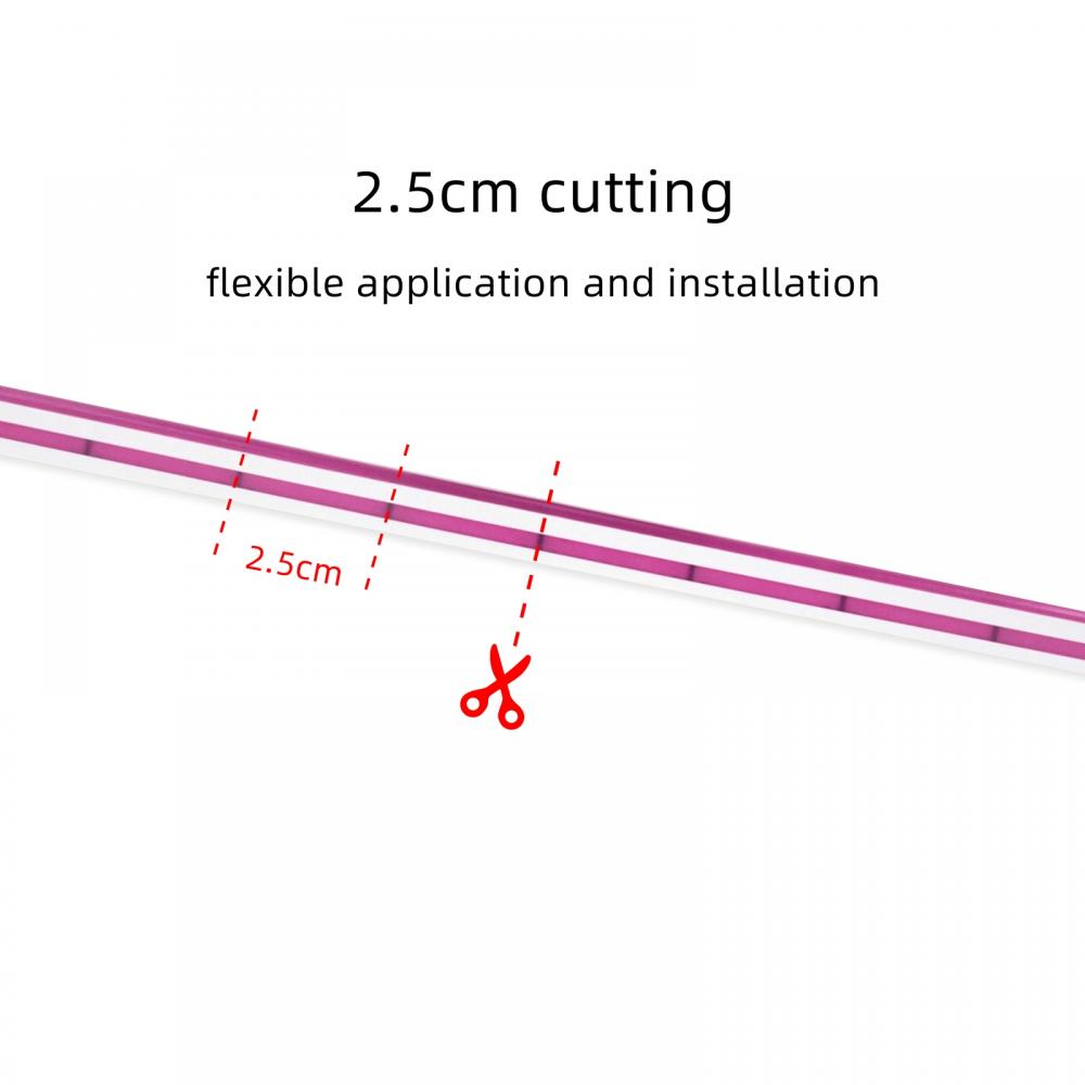 5m IP65 6x12mm Purple LED Flexible Neon Light