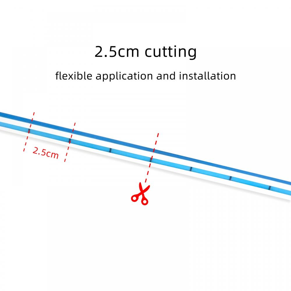 5m IP65 6x12mm Blue LED Flexible Neon Light