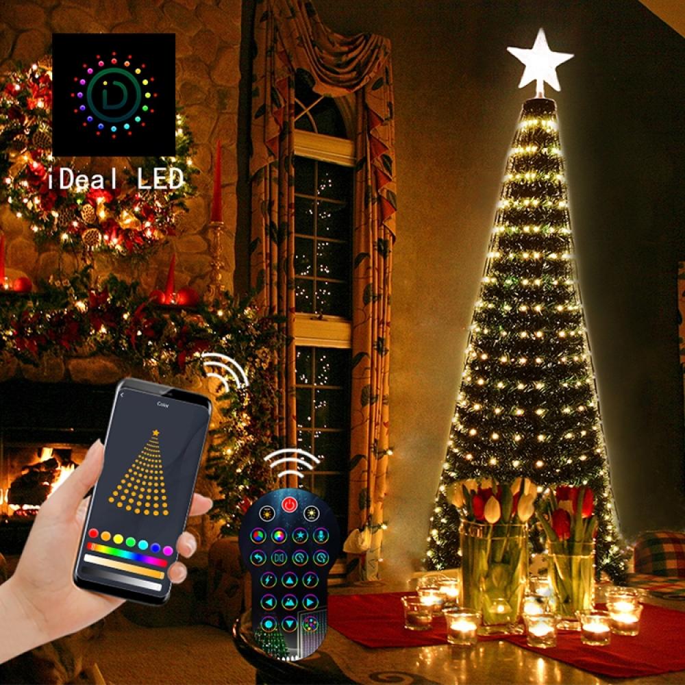 DC5V 1.5m Addressable Smart Multicolor LED Christmas Lighting Kit