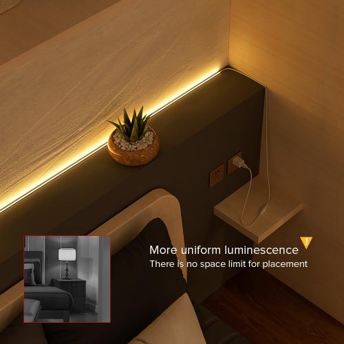 1m USB 5V 8mm 4000KHigh Density Flexible COB LED Strip