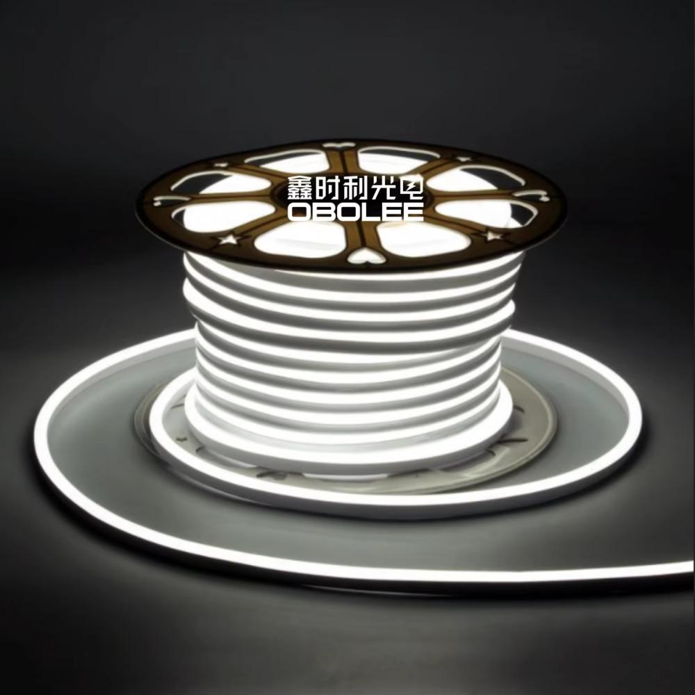 5m 100V-240V Yellow Neon Set 8W/M Rope LED Strip