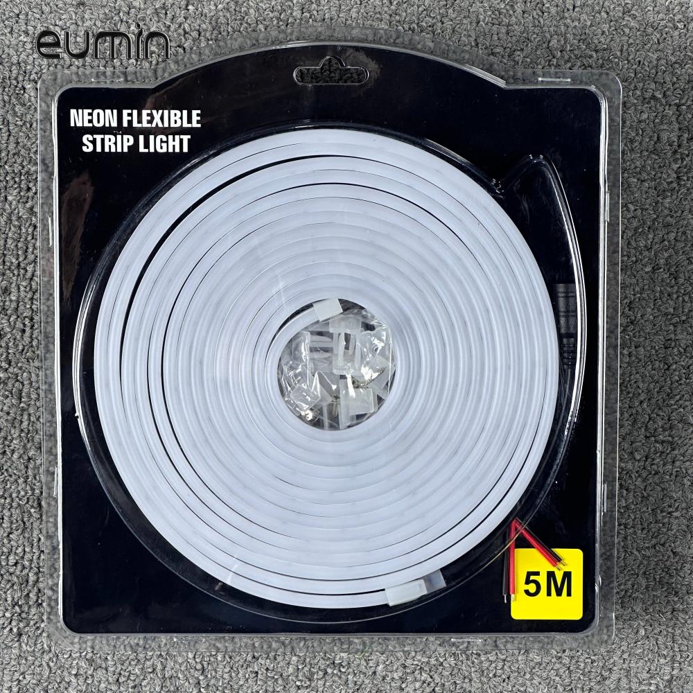 5m 100V-240V Neutral White 4500K Neon Set 8W/M Rope LED Strip
