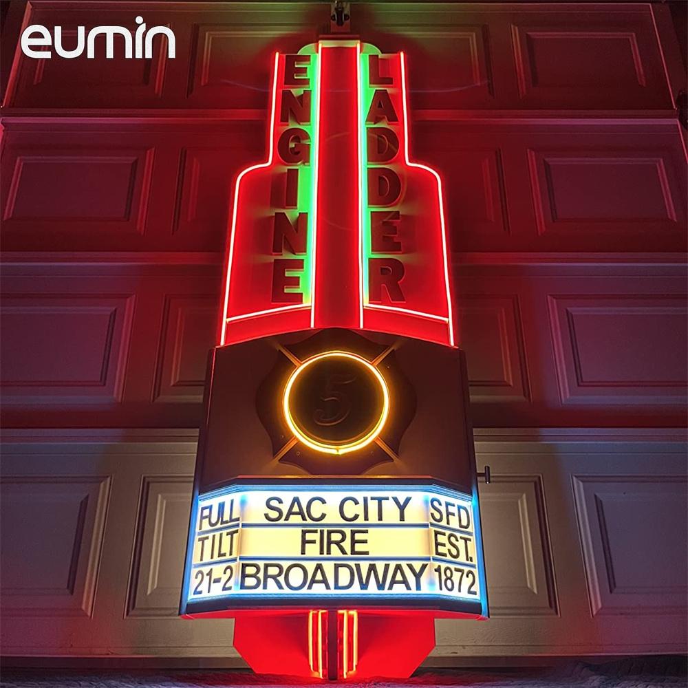 5m 100V-240V Warm White 3500K Neon Set 8W/M Rope LED Strip