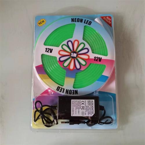 5m 6*12mm DC12V Green 60LEDs/m LED Neon Light IP65