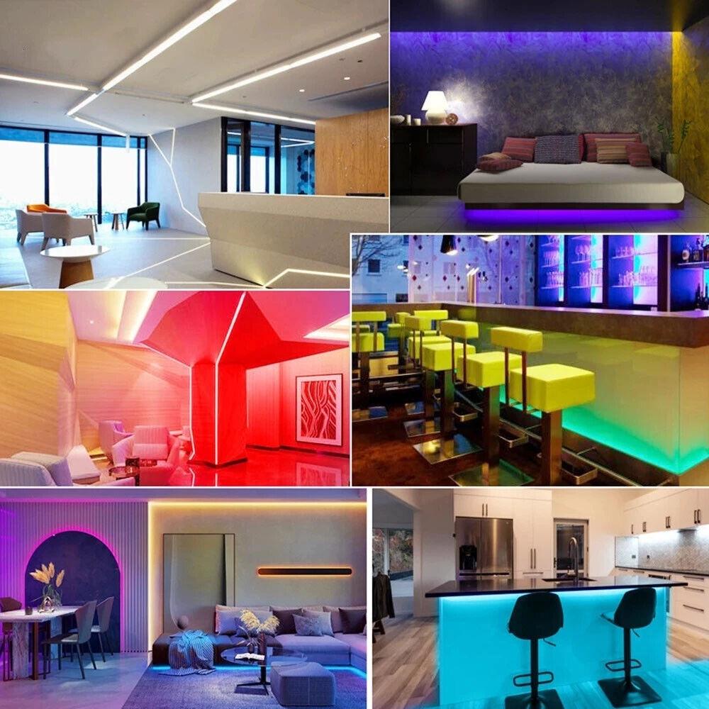 5m DC24V 8mm Flexible COB LED Strip Lights Dimmable