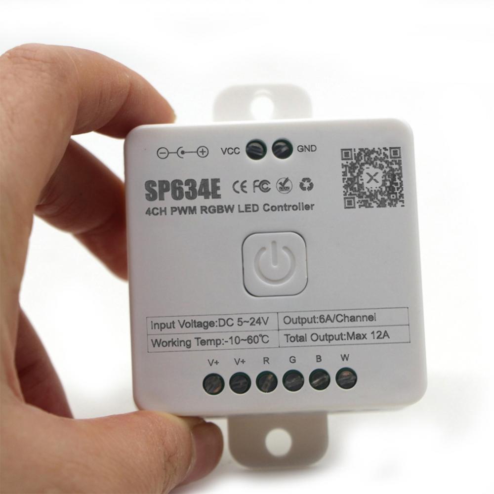 SP634E 4CH PWM RGBWT LED Controller DC 5-24V Max 12A