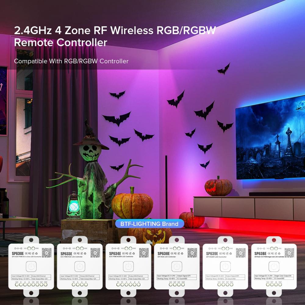 RB3 Wireless RF Remote for RGB LED Strip Control