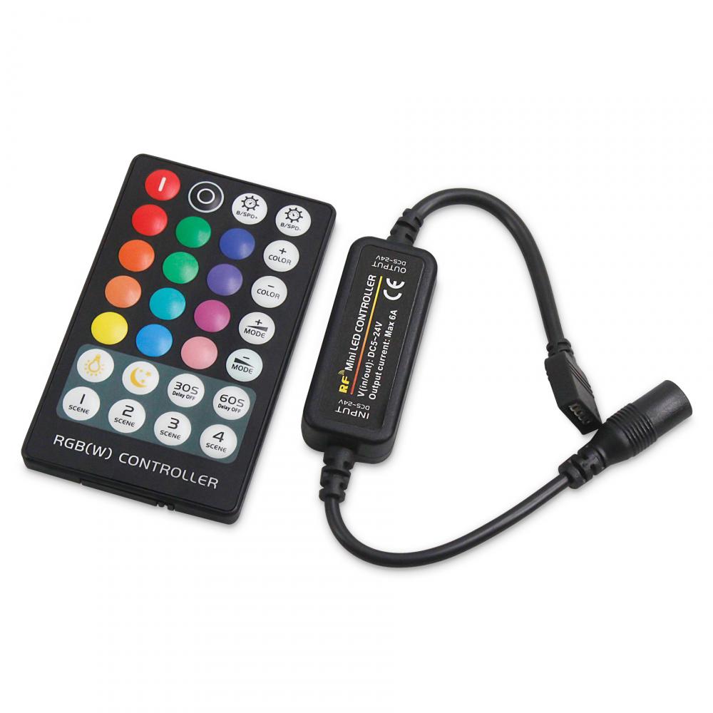DC5-24V 28 Key RF Mini RGBW Controller