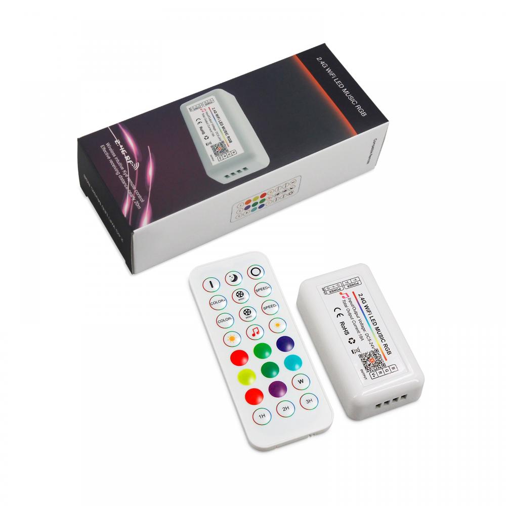 DC5-24V RF 24 Keys 2.4G Tuya Wifi LED Music RGB Controller