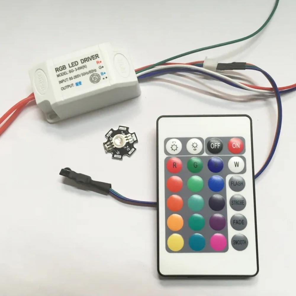 DC5-28V 24Keys LED Controller WiFi RGB