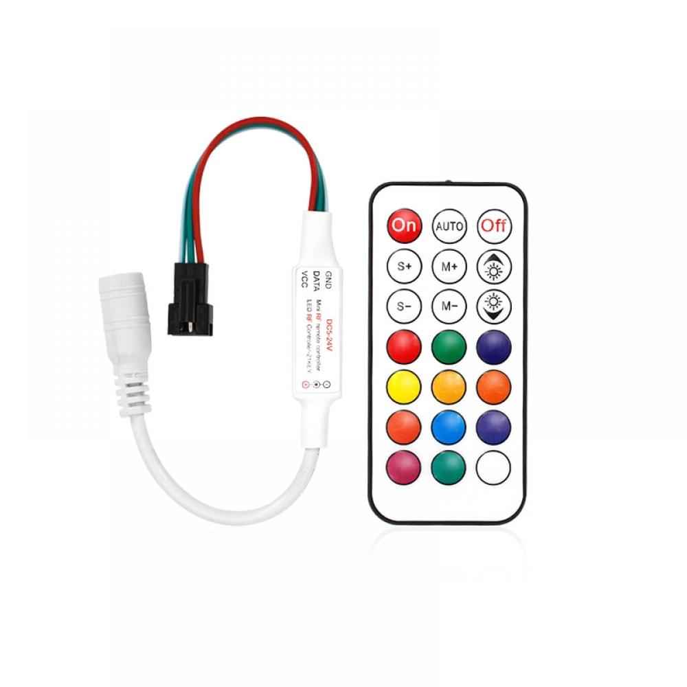 DC5-24V 21Keys Mini RF Pixel LED Controller