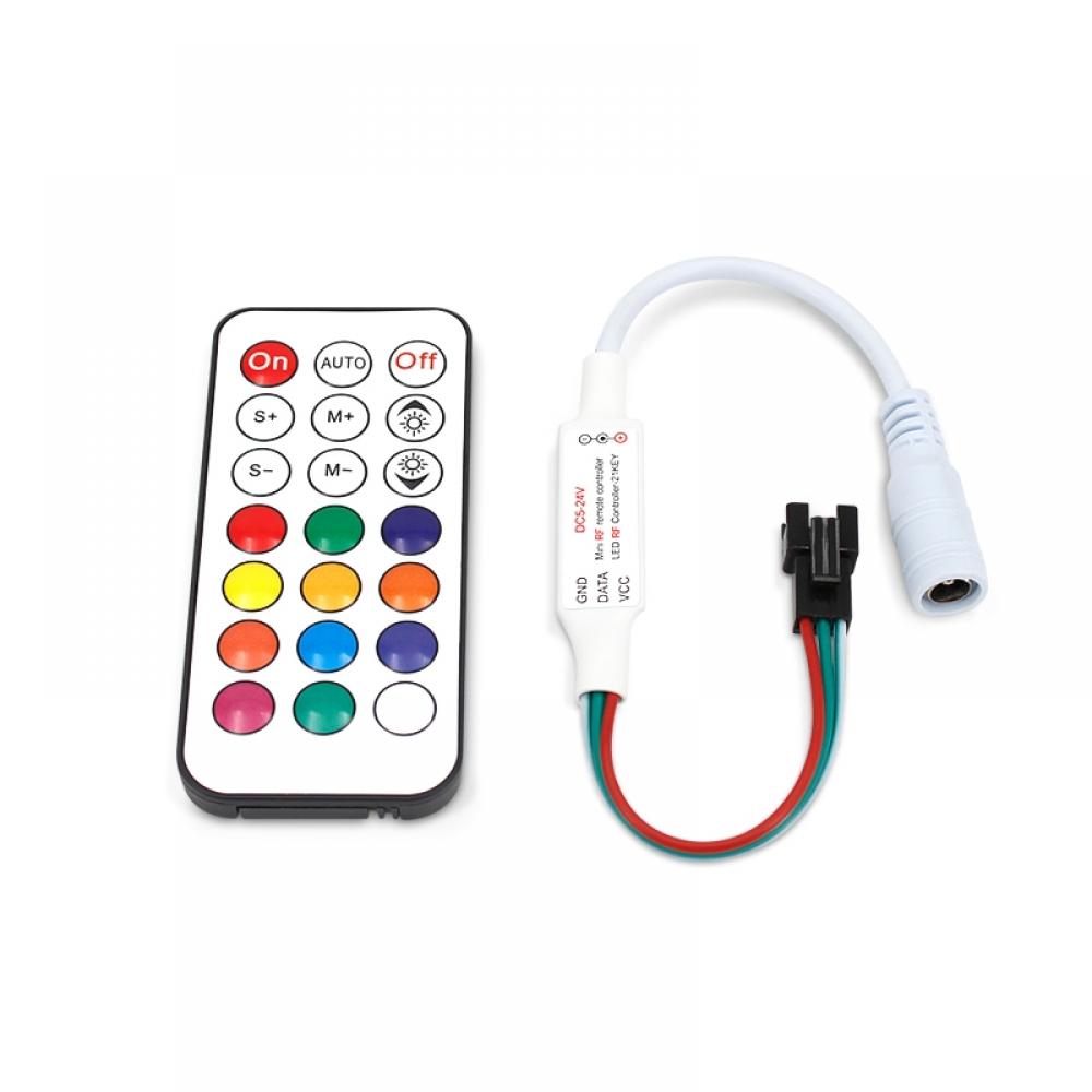 DC5-24V 21Keys Mini RF Pixel LED Controller