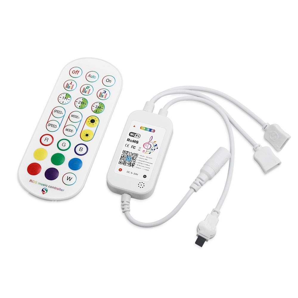 DC5-24V 24Keys Tuya WiFi LED Controller APP Smart Music