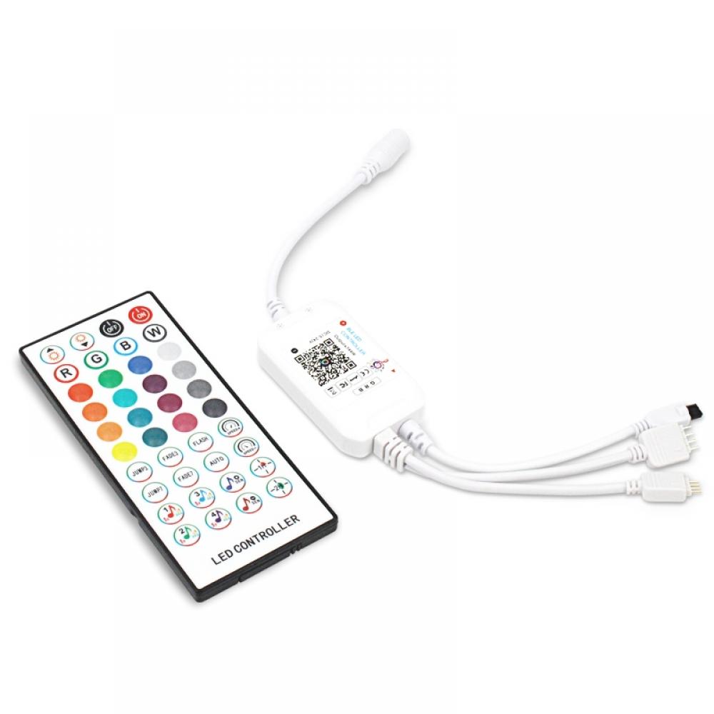 DC5-24V 40Keys Voice Control RGB BLE LED Controller