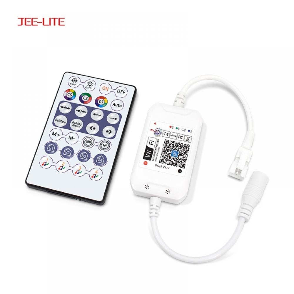 DC5-24V 28Keys Voice Control WIFI Pixel Controller
