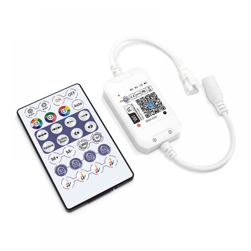 DC5-24V 28Keys Voice Control WIFI Pixel Controller