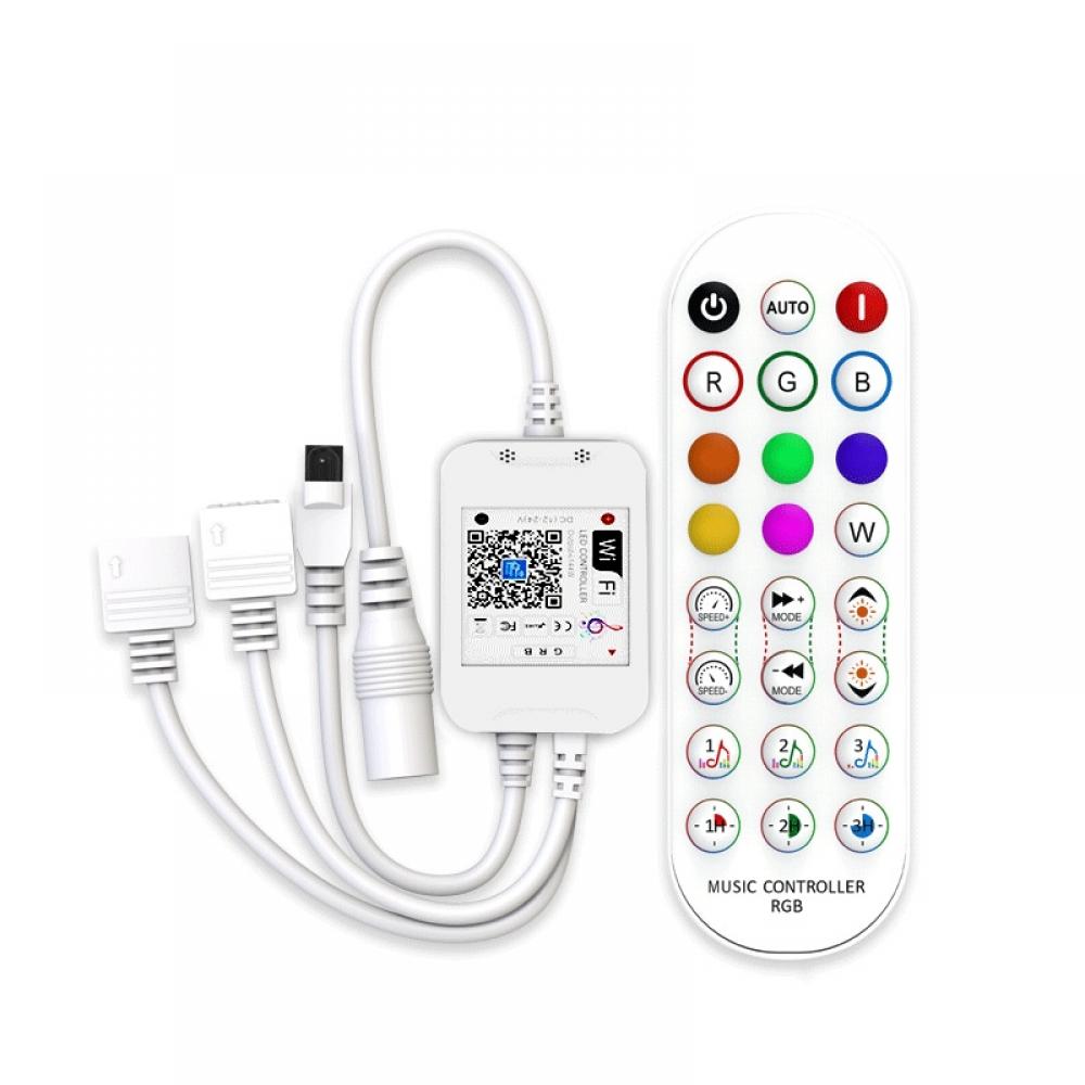 12-24V 24Keys LED WIFI Music RGB Controller