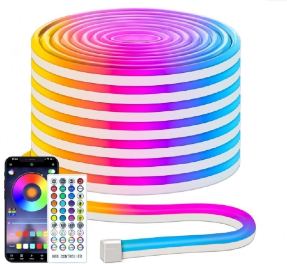 1m DC24V Flexible RGB LED Strip 6W with Music Sync