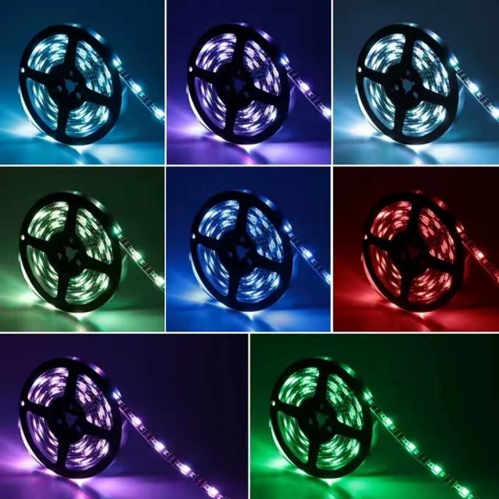 5meter USB 5V 5050 RGB LED Strip Kit 30leds/m Bluetooth APP