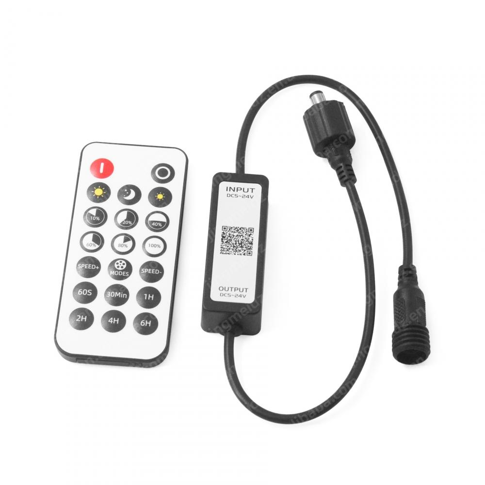 DC5-24V 20Key IP68 Remote LED Dimmer Waterproof