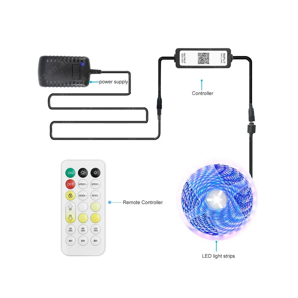 DC5-24V 21Key CCT LED Controller IP68 Waterproof