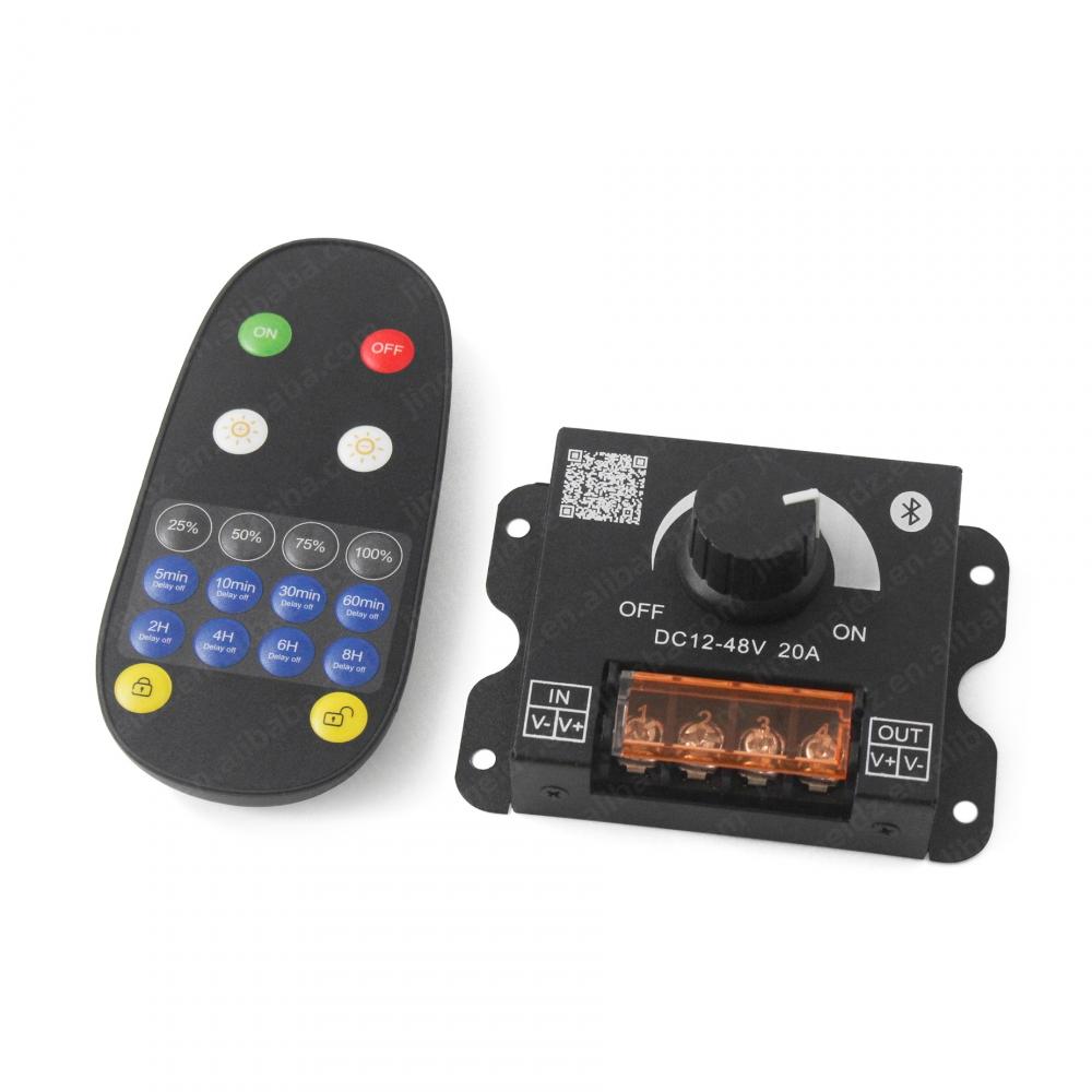DC12-48V 18Key Smart RF BLE Timing LED Dimmer