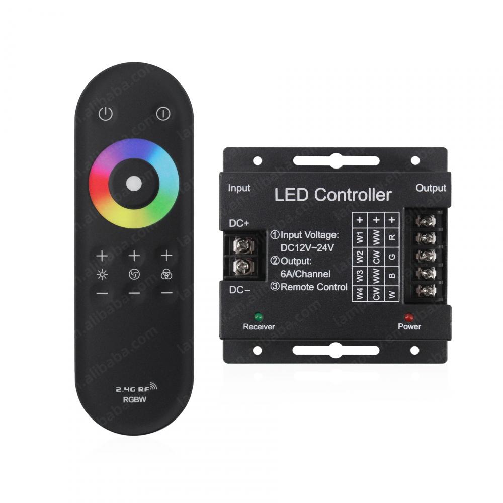 DC12-24V 2.4G RF RGBW LED Controller