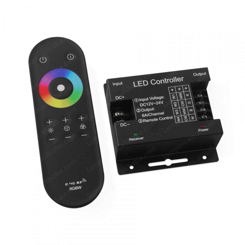 DC12-24V 2.4G RF RGBW LED Controller