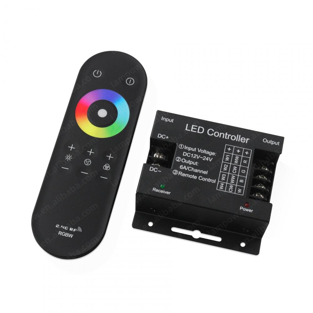 DC12-24V 2.4G RF RGBW LED Controller