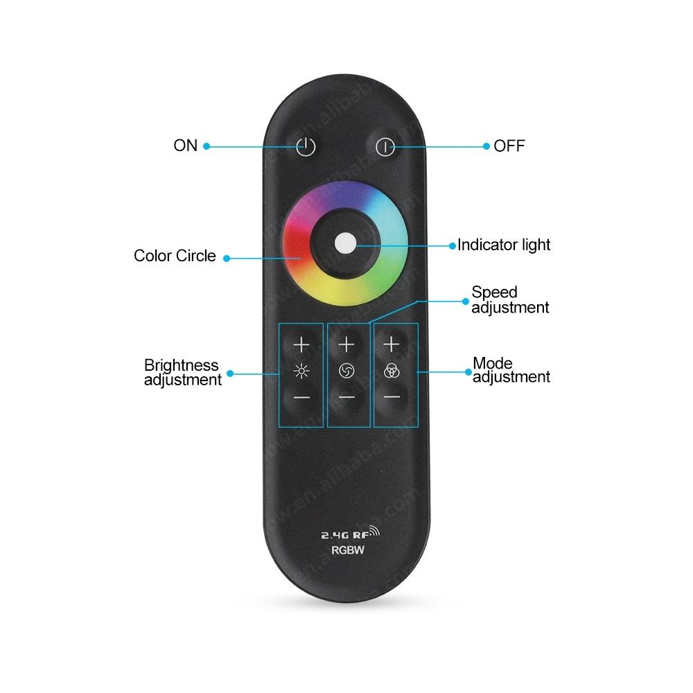 DC12-24V 2.4G RF RGBW LED Controller