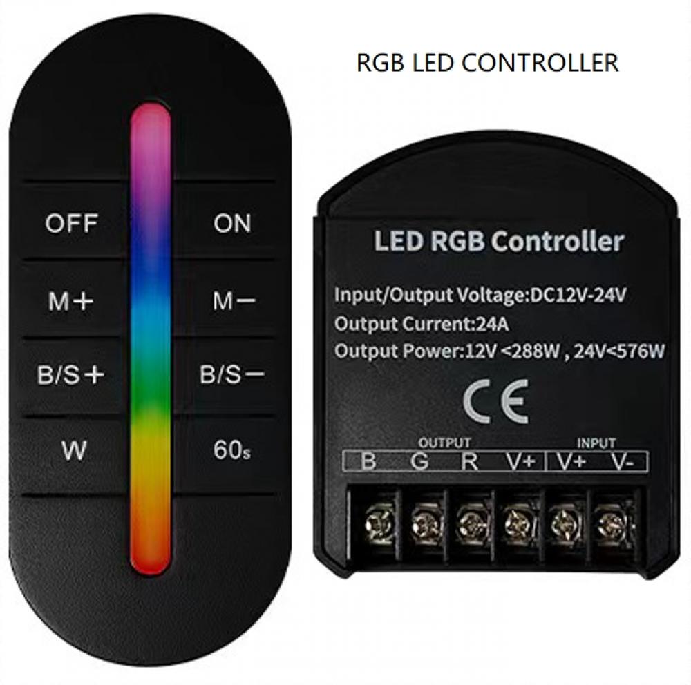 DC12-24V LED RGB Controller 24A 3CH Max 576W