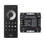 DC12-24V RF 2.4G Dimmer LED Controller 4CH Max 24A Mono Color What is the range of the remote control?
