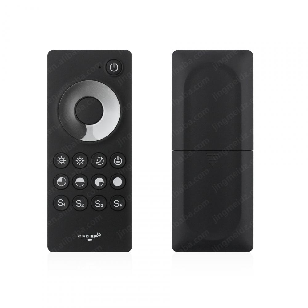 DC12-24V RF 2.4G Dimmer LED Controller 4CH Max 24A Mono Color