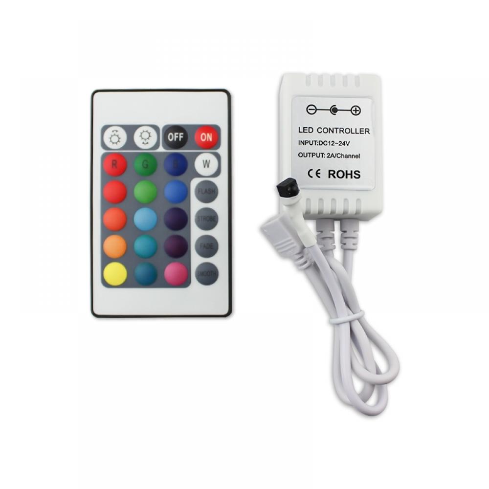 24Keys IR RGB LED Controller 2A 3CH