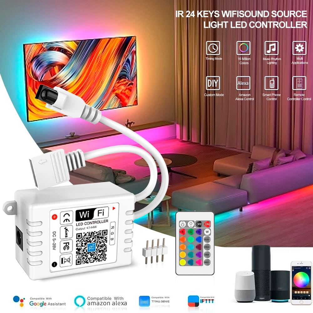IR24Key APP Bluetooth Smart WiFi RGB Controller