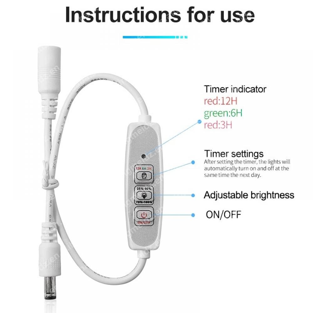 12V Mini 3 Key Timing Dimmer 1CH Max 48W