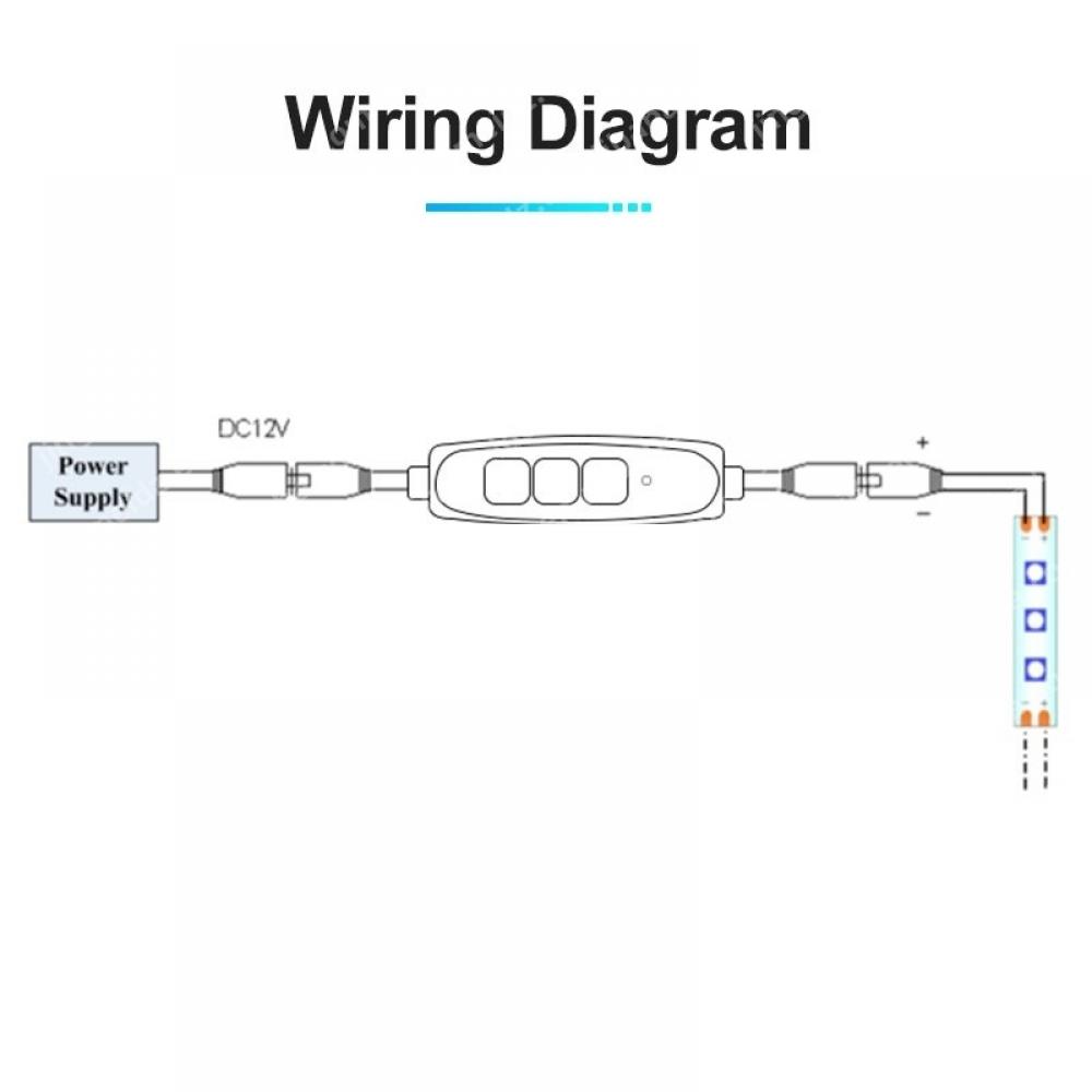 12V Mini 3 Key Timing Dimmer 1CH Max 48W