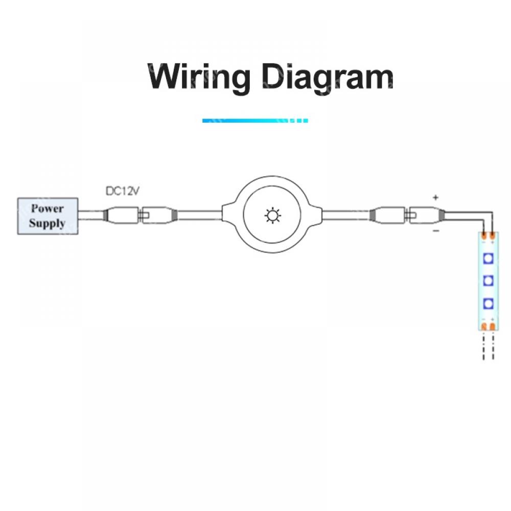 Mini DC12V Switch LED Dimmer 4A 48W