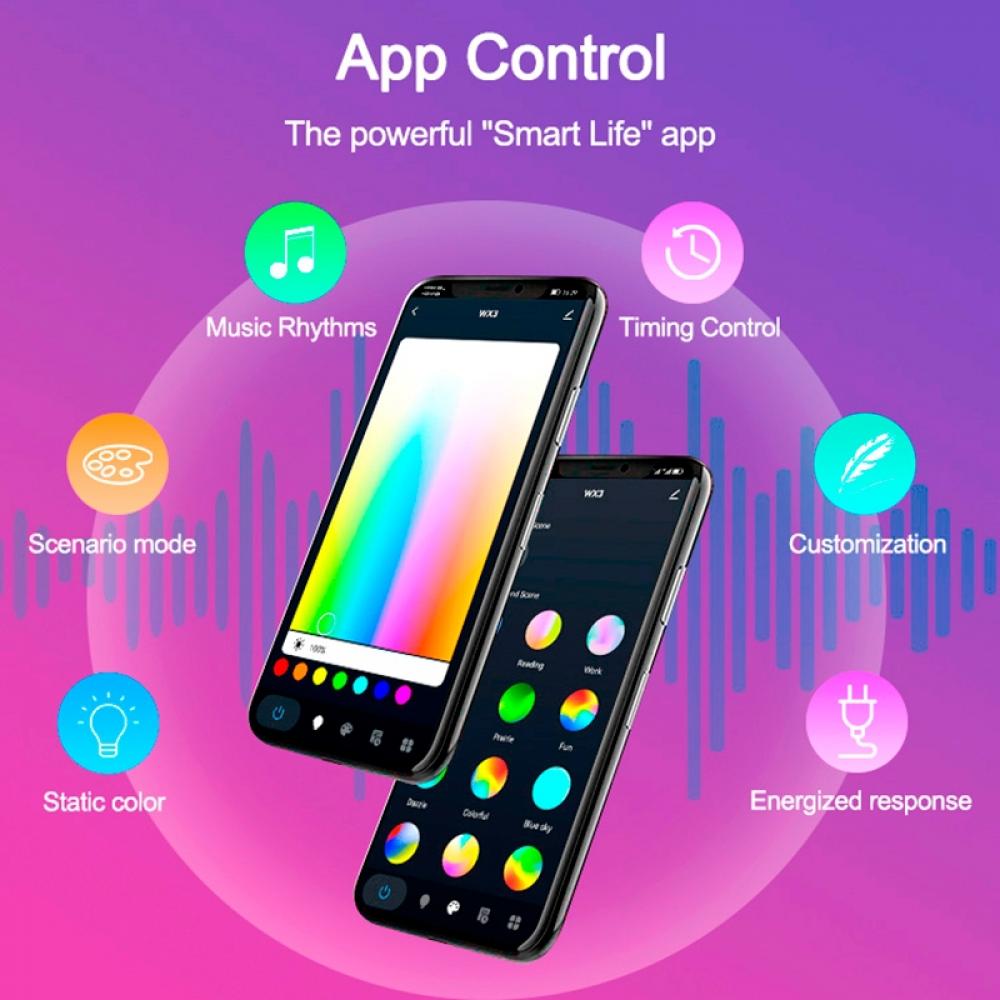 DC12-24V APP Tuya 2.4G WiFi RGB Controller 3CH Max 10A